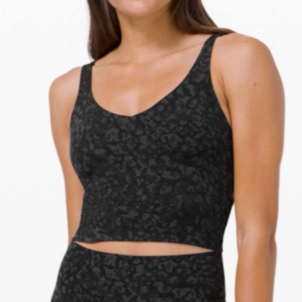 Lululemon Align Tank Top Camo Deep Coal Multi size 6